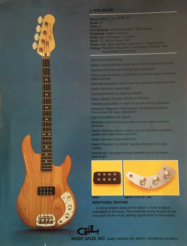 GGJaguar's Guitarium and Ampeteria 1980 G&L L-1000